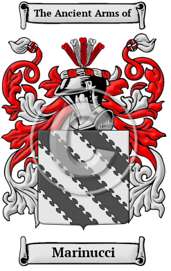 Marinucci Family Crest/Coat of Arms