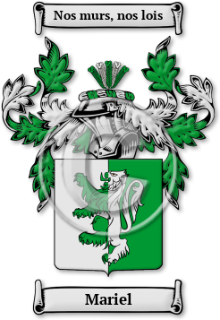 Mariel Family Crest Download (JPG) Legacy Series - 600 DPI