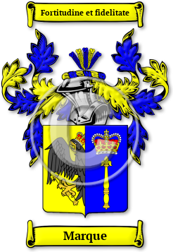 Marque Family Crest Download (JPG) Legacy Series - 600 DPI