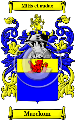 Marckom Family Crest/Coat of Arms