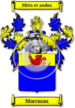 Marcman Family Crest Download (JPG) Legacy Series - 600 DPI