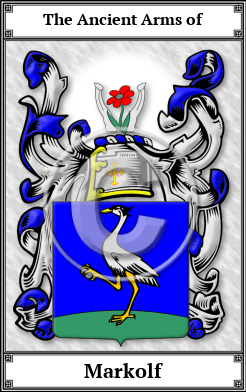 Markolf Family Crest Download (JPG)  Book Plated - 150 DPI