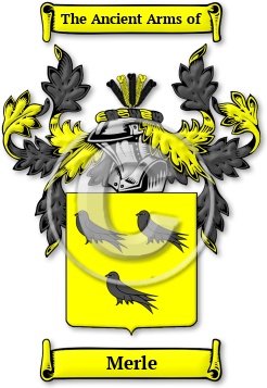 Merle Family Crest Download (jpg) Legacy Series - 150 DPI