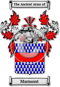 Marmont Family Crest Download (jpg) Legacy Series - 150 DPI