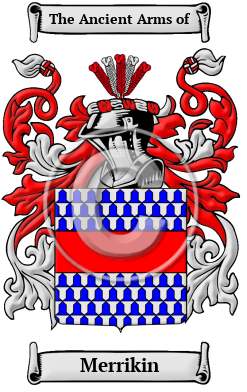 Merrikin Family Crest/Coat of Arms