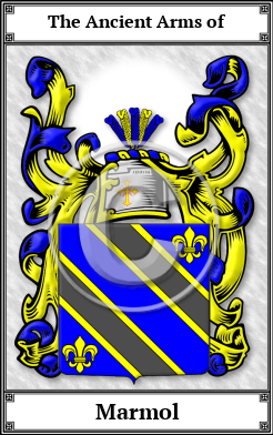 Marmol Family Crest Download (JPG) Book Plated - 600 DPI