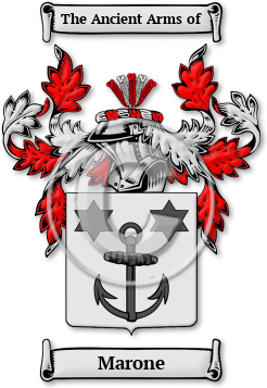 Marone Family Crest Download (jpg) Legacy Series - 150 DPI