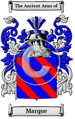 Marque Family Crest Download (JPG) Heritage Series - 600 DPI