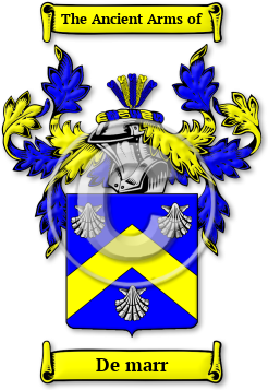 De marr Family Crest Download (jpg) Legacy Series - 150 DPI