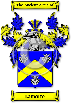Lamorte Family Crest Download (JPG) Legacy Series - 600 DPI