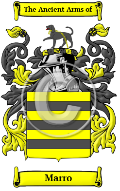 Marro Family Crest/Coat of Arms