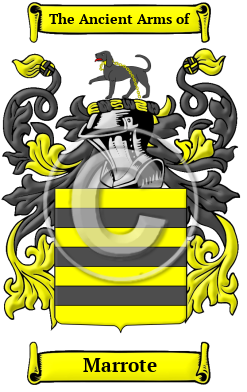 Marrote Family Crest/Coat of Arms