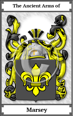 Marsey Family Crest Download (JPG)  Book Plated - 150 DPI