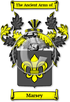 Marsey Family Crest Download (jpg) Legacy Series - 150 DPI