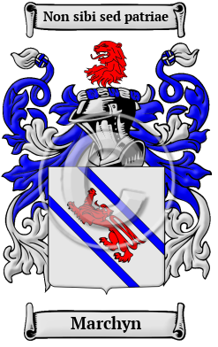 Marchyn Family Crest/Coat of Arms