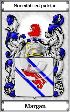 Margan Family Crest Download (JPG)  Book Plated - 150 DPI