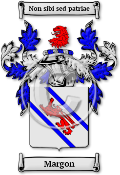 Margon Family Crest Download (JPG) Legacy Series - 300 DPI