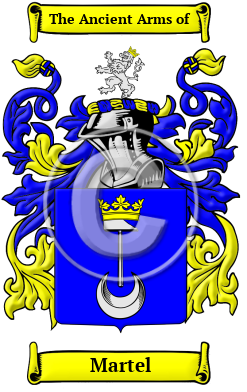 Martel Family Crest/Coat of Arms