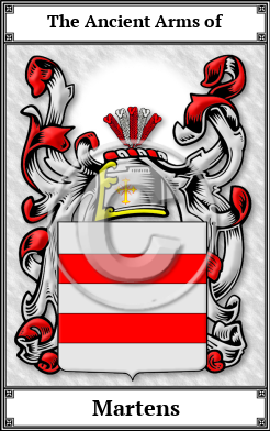 Martens Family Crest Download (JPG) Book Plated - 600 DPI