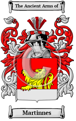 Martinnes Family Crest/Coat of Arms