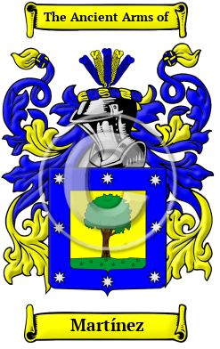 Martínez Family Crest/Coat of Arms