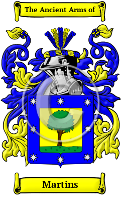 Martins Family Crest/Coat of Arms
