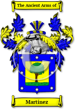 Martínez Family Crest Download (jpg) Legacy Series - 150 DPI