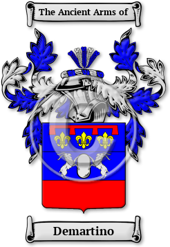 Demartino Family Crest Download (jpg) Legacy Series - 150 DPI