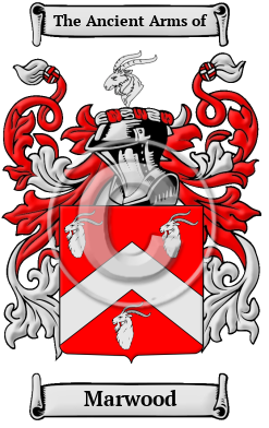 Marwood Family Crest/Coat of Arms