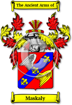 Maskaly Family Crest Download (JPG) Legacy Series - 600 DPI