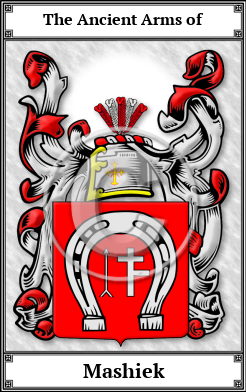 Mashiek Family Crest Download (JPG)  Book Plated - 150 DPI