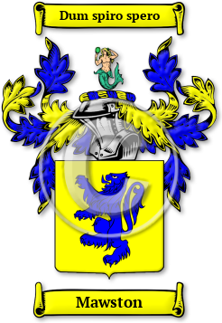 Mawston Family Crest Download (JPG) Legacy Series - 600 DPI