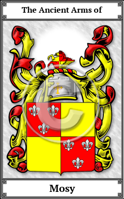 Mosy Family Crest Download (JPG) Book Plated - 600 DPI