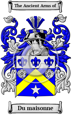 Du maisonne Family Crest/Coat of Arms
