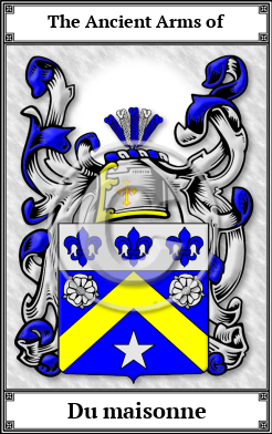 Du maisonne Family Crest Download (JPG) Book Plated - 150 DPI