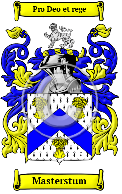 Masterstum Family Crest/Coat of Arms