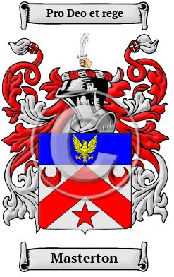 Masterton Family Crest/Coat of Arms