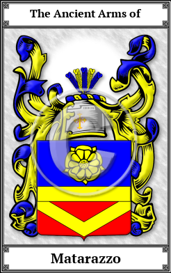 Matarazzo Family Crest Download (JPG)  Book Plated - 150 DPI