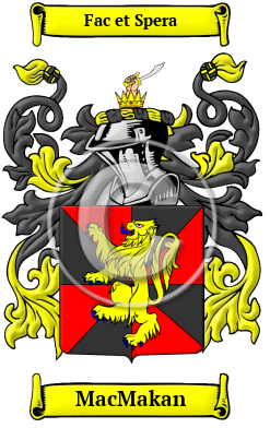 MacMakan Family Crest/Coat of Arms