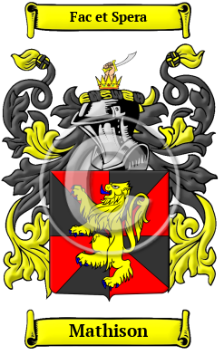Mathison Family Crest/Coat of Arms