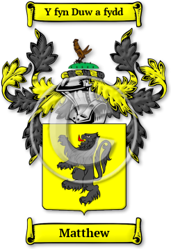 Matthew Family Crest Download (jpg) Legacy Series - 150 DPI