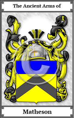 Matheson Family Crest Download (JPG)  Book Plated - 150 DPI