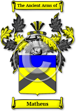 Matheus Family Crest Download (jpg) Legacy Series - 150 DPI