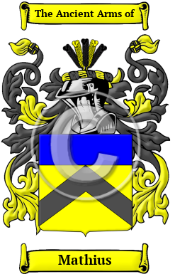 Mathius Family Crest/Coat of Arms