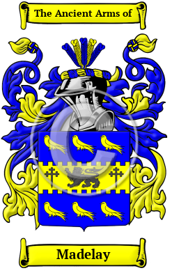 Madelay Family Crest/Coat of Arms