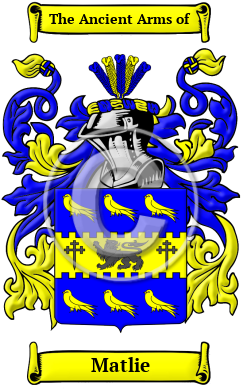 Matlie Family Crest/Coat of Arms
