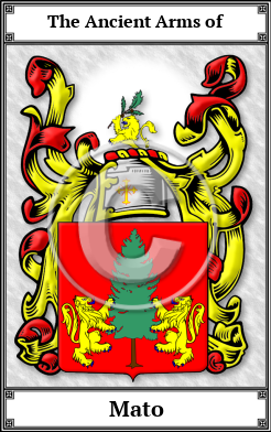Mato Family Crest Download (JPG)  Book Plated - 150 DPI