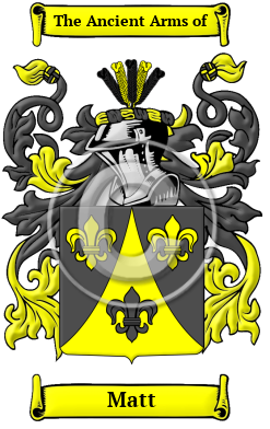 Matt Family Crest/Coat of Arms