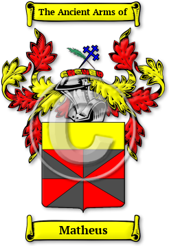 Matheus Family Crest Download (JPG) Legacy Series - 600 DPI