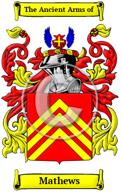 Mathews Family Crest/Coat of Arms